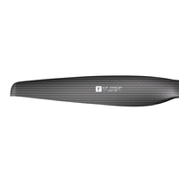 T-MOTOR VZ45*18 Hélice de drone VTOL en fibre de carbone de haute qualité, 45 pouces, 75 kg de charge utile, 2 pales CW CCW
