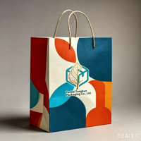 Service complet d'usine sur mesure pour l'emballage cosmétique : sacs en papier kraft, sacs de shopping, sacs à main, motifs classiques de luxe