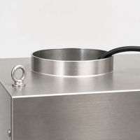 Collecteur de poussière mobile industriel, filtre à cartouche, unité d'extraction de poussière en acier inoxydable sur roues pivotantes pour cimenterie
