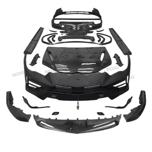 Kit de carrosserie en fibre de carbone pour mettre à jour l'ancien modèle Lamborghini <span class=keywords><strong>URUS</strong></span> au nouveau modèle <span class=keywords><strong>URUS</strong></span> pare-chocs avant lèvre capot jupe latérale Bodykit - Product Image 2