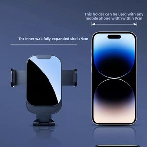 Support de téléphone de voiture en ABS, rotation libre à 360°, hauteur réglable, suivi intelligent, pour véhicules à énergie nouvelle, article tendance <span class=keywords><strong>TikTok</strong></span> - Product Image 2