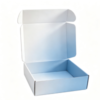 Boîte d'expédition personnalisée en carton ondulé avec impression de logo, écologique, pour e-commerce, motif dégradé avion