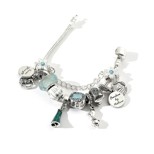 Chất Lượng Cao Dễ Thương Anime Frozen 2 Elsa Công Chúa <span class=keywords><strong>Charm</strong></span> Lắc Tay Phụ Nữ Jewelry Cho Cô Gái Quà Tặng Cho Phụ Nữ - Product Image 3