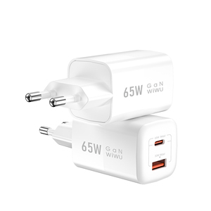 Cargador WiWU Nano GaN de 65W PD+QC, Cargador Rápido de Pared con Función SCP, Protección Contra <span class=keywords><strong>Sobrecarga</strong></span> y Descarga, Salida de 5A para Teléfono y Portátil - Product Image 3