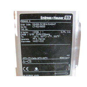 E + H misuratori di flusso elettromagnetico con alloggiamento del sensore in acciaio inossidabile (<span class=keywords><strong>3</strong></span>-A, EHEDG) dati tecnici - Product Image 1