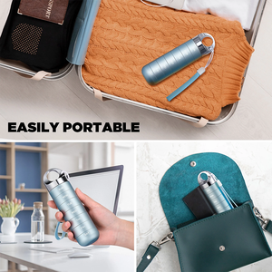 Organisateur de pilules 7 jours en aluminium anodisé, boîte à médicaments rotative portable de luxe avec service de personnalisation OEM/ODM - Product Image 2