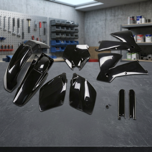 Kit di plastica completa nera per KTM SX 250 accessori per motocicli 2003 2003 - Product Image 3