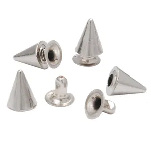 Bộ 500 Đinh Tán Đinh Tán Đôi Đinh Tán Đinh Ốc Đầu Nón Punk Rock Đai Cổ Thú Cưng Tự Làm Phụ Kiện May Giày Quần Áo Túi Da - Product Image 1