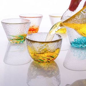 Vaso de Chupito de Vidrio Transparente de Diseño Japonés Moderno, Taza Pequeña para Sake, Shochu, Vino o Fruta - Product Image 3