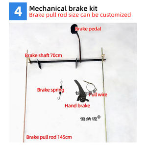 60V 1500W DC Brushless Set Lengkap Aksesoris Konversi Mobil Makan Roda Empat Kecil 800kg Suku Cadang Pengontrol Gardan Belakang - Product Image 6