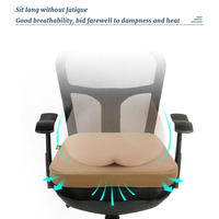 Coussin de chaise de bureau Skylee en polymère japonais haute résilience, soulagement de la sciatique, soutien du coccyx, coussin en polymère POE pour la maison