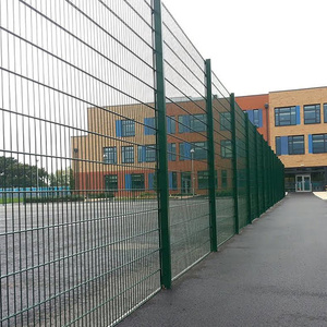 Clôture en fil double durable Hebei, clôture en fil double 2D, clôture <span class=keywords><strong>de</strong></span> ferme en maille avec fil d'acier recouvert <span class=keywords><strong>de</strong></span> PVC à tissage simple, maille soudée - Product Image 2