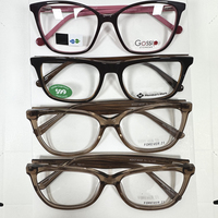 Monture de lunettes en acétate en liquidation, durable, commande mixte, montures en acétate de haute qualité, tendance et confortable, en stock pour unisexe