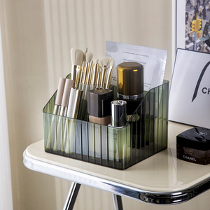 กล่องจัดระเบียบลิ้นชักปรับได้สวยงาม กล่องเก็บของบนโต๊ะทำงานแบบกำหนดเองได้ พร้อมตัวแบ่งช่องสำหรับจัดระเบียบสำนักงานและโต๊ะเครื่องแป้ง - Product Image 4