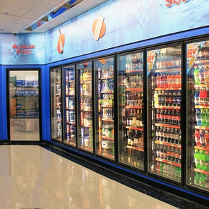 Puerta de cristal para cerveza, cueva, tienda de licor, enfriador - Product Image 1