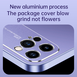 Thiết Kế Mới Kính Cửa Sổ Lớn Ống Kính Bảo Vệ Phun Dầu TPU PC Trường Hợp Điện Thoại Cho 13 14 15 Pro Max Máy Ảnh Ống Kính Bảo Vệ Bìa - Product Image 4