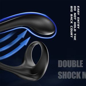 Vibrateur anneau pénien design papillon pour homme jouet sexuel masculin pour retarder l'éjaculation produit en caoutchouc pour des rapports sexuels plus sûrs - Product Image 3