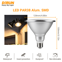 Projecteur LED PAR38 étanche avec culot E27, tout en aluminium, 13W 15W 18W, blanc chaud 3000 4000 6500K, intérieur/extérieur