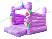 Château gonflable blanc pour mariage, château gonflable commercial blanc pour mariage