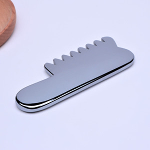 <span class=keywords><strong>Pierre</strong></span> d'énergie naturelle personnalisée peigne de massage térahertz léger portable rasage V visage beauté peigne Gua Sha - Product Image 4