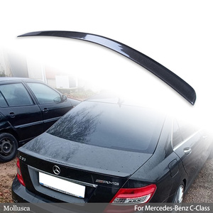 สปอยเลอร์หลังคาร์บอนไฟเบอร์ทรง AMG สำหรับรถยนต์ C-Class W204 4 ประตู ปี 2007-2014 - Product Image 1