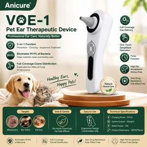 Limpiador de Oídos Veterinario Portátil de Ozono, Elimina Ácaros y <span class=keywords><strong>Hongos</strong></span> de los Oídos de las Mascotas, Sin Resistencia a Medicamentos - Product Image 4