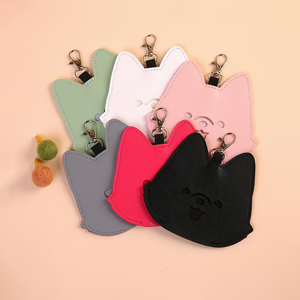 Dispensador de Bolsas para Excremento de Perro, Estilo Coreano, Diseño de Dibujos Animados, Cuero PU, Logotipo Personalizado, Portátil, Colgante, Promocional para Mascotas - Product Image 2