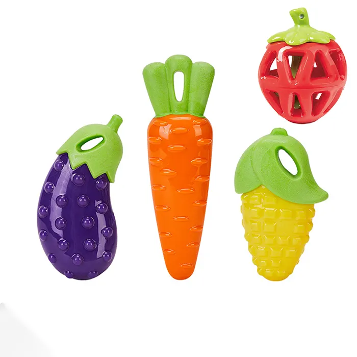 Plastik Karotte Haustier Vocal Toys Molar Spielzeug Tibetan Food Toys
