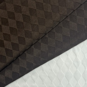 Telas Dệt May 100% Polyester <span class=keywords><strong>Jacquard</strong></span> Vải Dệt Kim Màu Sắc Đôi 3D Kim Cương Co Giãn Co Giãn Chịu Mài Mòn Trọng Lượng Trung Bình Cô Gái - Product Image 6