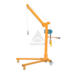 Opération <span class=keywords><strong>manuelle</strong></span> Mini <span class=keywords><strong>grue</strong></span> Mobile Portable roue Mobile <span class=keywords><strong>petite</strong></span> <span class=keywords><strong>grue</strong></span> de sol élévatrice <span class=keywords><strong>grue</strong></span> de magasin pliable avec treuil manuel main - Product Image 3