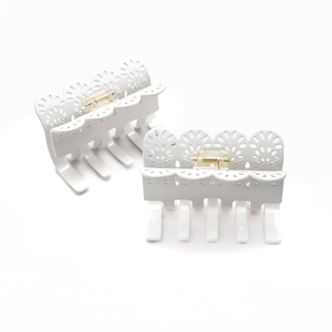 Pinza de Pelo de Acetato con Mango Hueco de 9CM, Diseño Personalizado, Accesorio de Pelo Femenino Moderno y Único, Venta al por Mayor. - Product Image 6