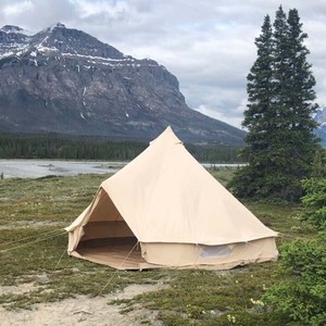 <span class=keywords><strong>Prix</strong></span> d'usine 3m 4m 5m 6m 7m Tente cloche en <span class=keywords><strong>toile</strong></span> de coton pour le camping Yurt - Product Image 3