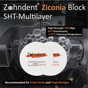 Zahndent Miglior Blocco di Zirconia SHT Multistrato Disco di Zirconio per Odontoiatria CAD/CAM Prezzo Blocco di Zirconia - Product Image 6