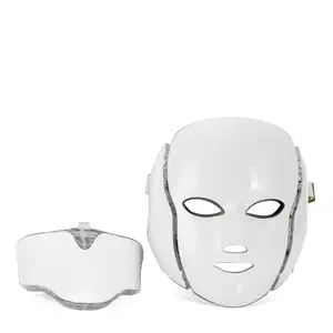 All'ingrosso Photon Beauty Color Lights Led Photon Rejuvenation Electric Led maschera facciale 7 colori Light Therapy Face Mask