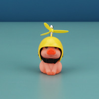 Canard design personnalisé OEM avec accessoires logo imprimé drôle flottant bébé jouet de bain en vrac coloré mini canard en caoutchouc souple