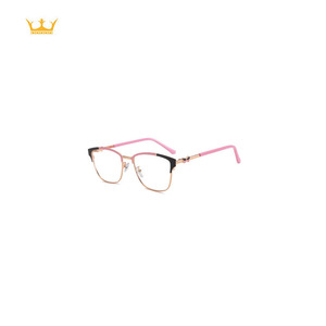 2025 ojo de gato marco óptico de borde completo mujeres y hombres Metal ligero moda adultos lentes recetados populares gafas al aire libre - Product Image 4