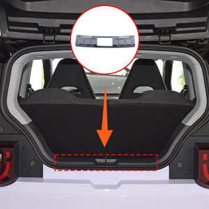 Protection de seuil de coffre arrière en acier inoxydable chromé pour Chery <span class=keywords><strong>QQ</strong></span> Ice Cream 2022, accessoires décoratifs extérieurs pour voiture - Product Image 1