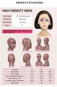 YEUNG BEAUTY Parrucca Bob da 8 Pollici 13*4 con Frontale in Pizzo, Alta Densità, Capelli Umani Vergini, Capelli Grezzi Vietnamiti per Donne Nere - Vendita Calda - Product Image 5