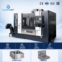 Centre d'usinage vertical CNC VMC1270, fraiseuse à servomoteur 24T ATC, broche BT40 8000 tr/min, taraudage rigide, prix EXW