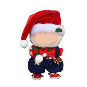 Costume de Noël portable pour poupée, style mini-jouet, haute qualité, polyester et coton, certifié EN71, unisexe, Q, pour poupées de 1ère, 2ème et 3ème générations - Product Image 1