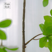 FONG IAN 125cm Pohon Daun Enkianthus Jepang Buatan Realistis, Tanaman Enkianthus Jepang, Daun Tanaman Hijau Palsu