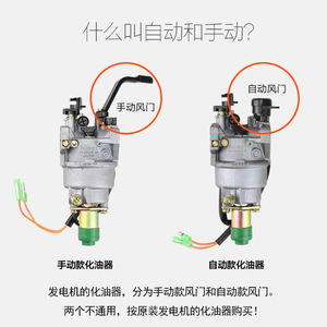 Vente en gros directe usine : Pièces et accessoires de carburateur pour générateur à moteur essence Huayi 3 kW, 5-6,5/8 kW, manuel/automatique - Product Image 3