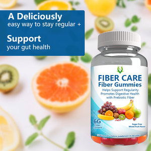 กัมมี่ใยอาหารเส้นใยดูแลสุขภาพที่ดีไม่มีน้ำตาลมีกัมมี่รสผลไม้ผสมพร้อมผลิตภัณฑ์เสริมอาหาร FOS - Product Image 5