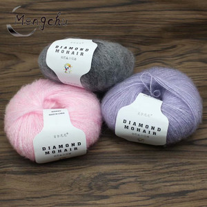 Petit Cheval Mer Main <span class=keywords><strong>Mohair</strong></span> <span class=keywords><strong>Laine</strong></span> Ligne Écharpe Ligne Fine Châle Fil <span class=keywords><strong>En</strong></span> Gros - Product Image 5