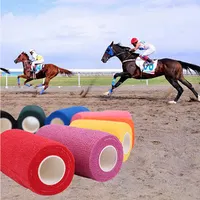 Elastische Paard Samenhangend Verband Vetwrap Paardensport Producten Paard Dier Bandages
