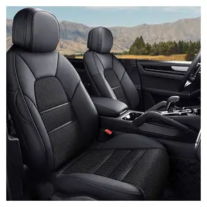 Capas de assento de carro respiráveis personalizadas, 3d luxo, conjunto completo, para todos os respiráveis, capas de assento de carro