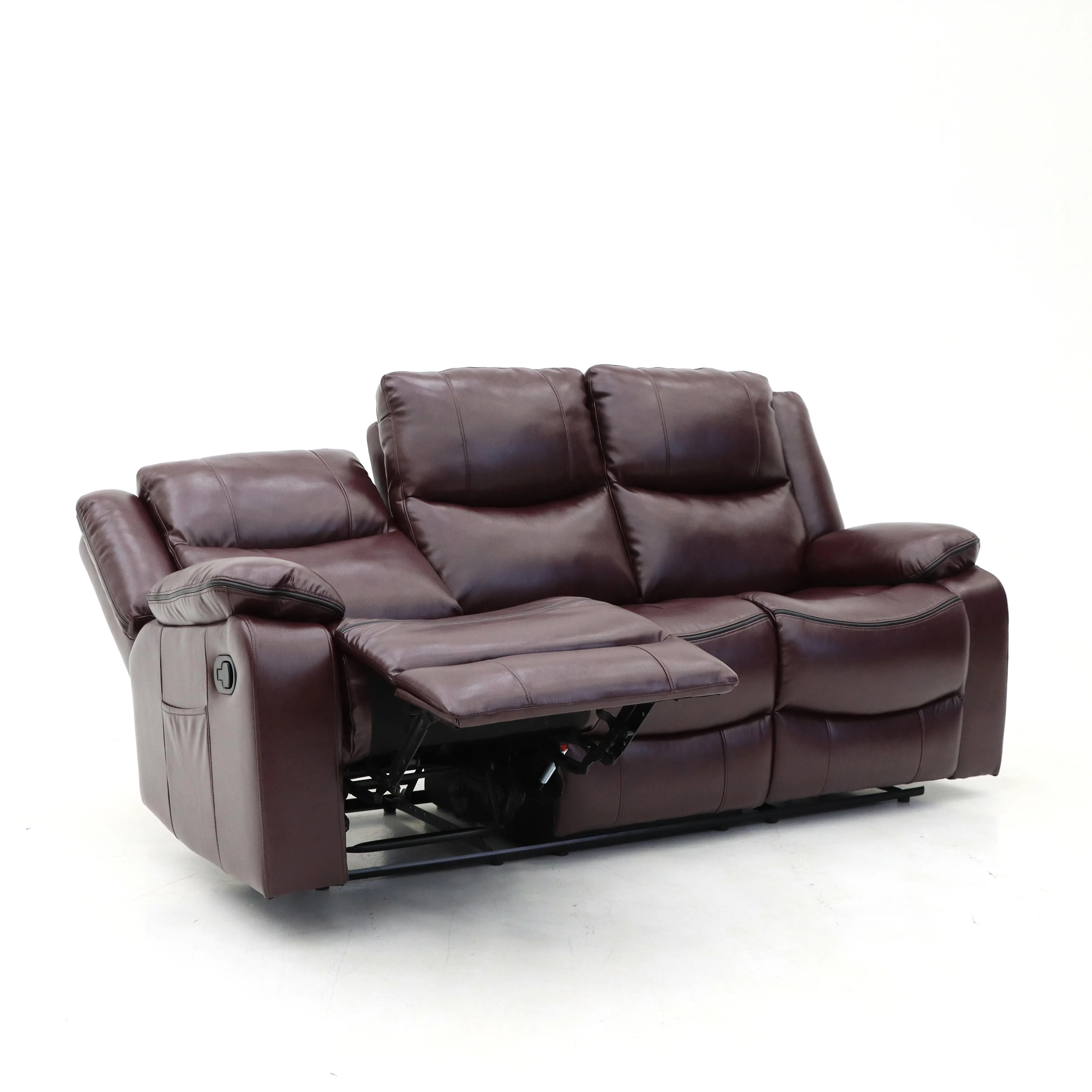 Geeksofa 가구 3 + 2 + 1 소파 setRecliner 모션 소파 세트 라운지 의자 콘솔 및 블루투스 스피커 거실