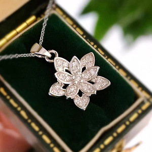 Collar con forma de estrella y flor de copo de nieve para mujer, joyería sencilla de moda, regalo para uso diario - Product Image 3