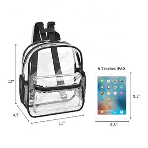 กระเป๋าเป้สะพายหลังขนาดเล็กแบบ unisex สำหรับทุกเพศมีสนามกีฬาที่ชัดเจนได้รับการอนุมัติปิดสำหรับนักเรียนในเทศกาลคอนเสิร์ต - Product Image 2