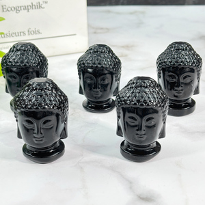 <span class=keywords><strong>Prix</strong></span> usine naturel noir <span class=keywords><strong>obsidienne</strong></span> tête de bouddha rubrique cristal artisanat <span class=keywords><strong>obsidienne</strong></span> sculpture pour la décoration de la maison - Product Image 4